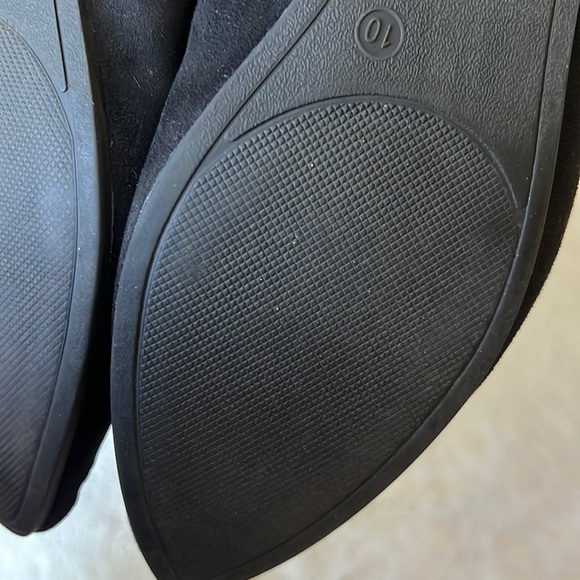 Holly Black Suede Flats - Picture 6 of 7